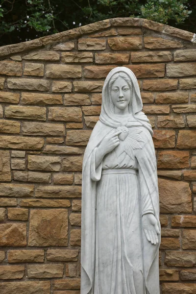 Saint Jungfru Maria Staty Och Plats Att Nära Staden Killybegs — Stockfoto