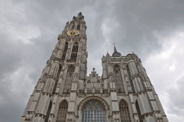 Antwerp Belçika 'daki leydimizin katedrali..