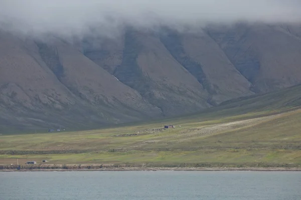 Beautiful Nature Landscape Longyearbyen Spitsbergen Norway — Stock Photo, Image