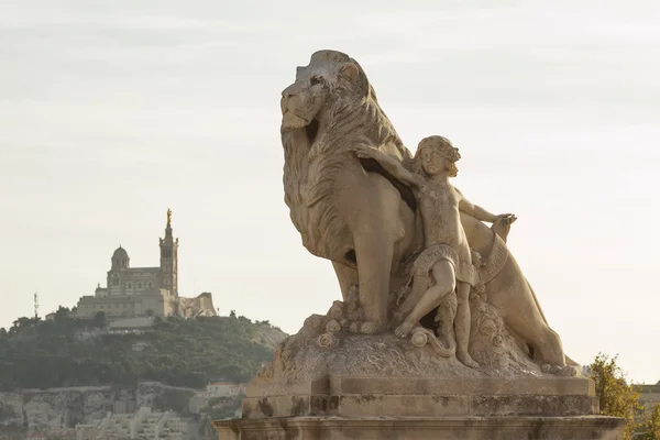 Amazing city Marseille the view from la Gare, France — Stock Photo, Image