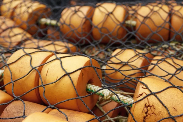 Detail of fishing net in Icy Strait Point Alaska USA — Stock Photo, Image