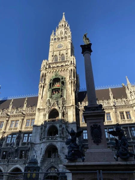 Marienplatz Munich Christmas — Stock Photo, Image