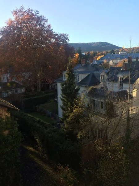 Σπίτια Στην Πόλη Της Baden Baden — Φωτογραφία Αρχείου