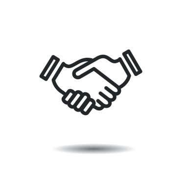  Vektör simge karşılıklı iş ve Finans