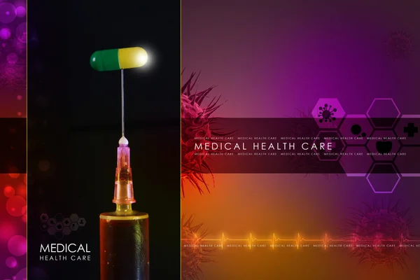 Syringe and medicine — Stock Photo, Image