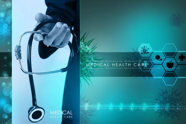 Doctor showing stethoscope — Stock Photo, Image