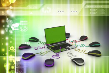 Dünya bilgisayar fareler ile