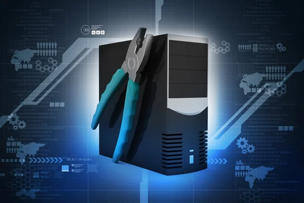 Computer repair service concept — Stock Photo, Image