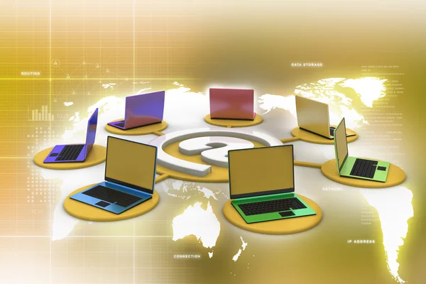 Computer network — Stock Photo, Image