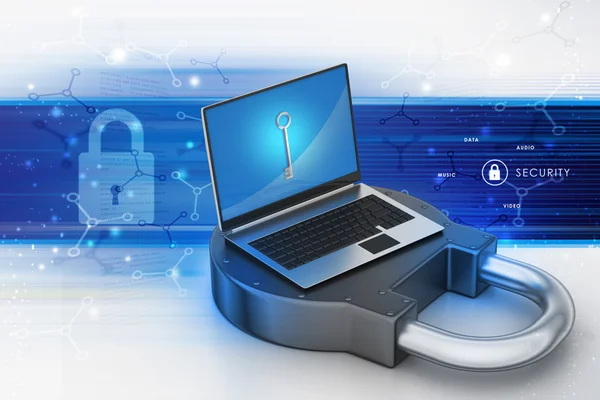 Concepto de seguridad en Internet — Foto de Stock