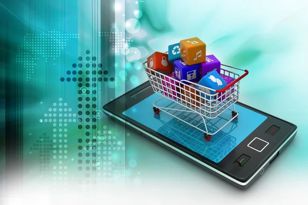 Online-Shopping-Konzept — Stockfoto
