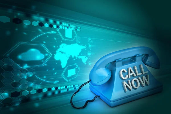 Call now concept — Stock Photo, Image