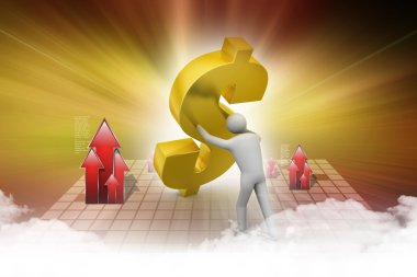 dolar işareti olan kişiler