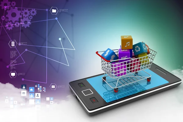 Online-Shopping-Konzept — Stockfoto