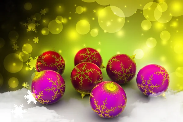 Christmas baubles — Stock Photo, Image