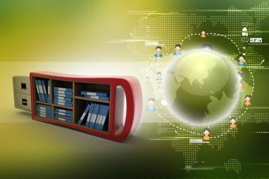 Dosya klasörleri ile USB götürmek
