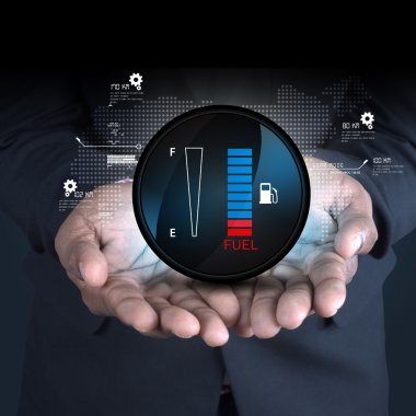 Ellerini tutar hız göstergesi