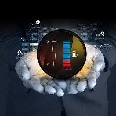 Ellerini tutar hız göstergesi