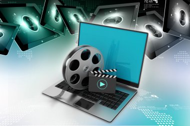 Reel kavram ile dizüstü bilgisayar