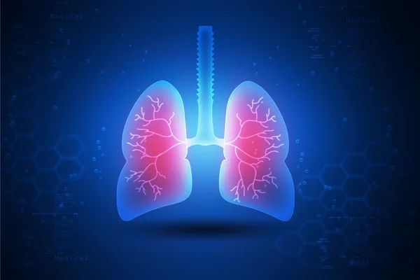 Icono de pulmones humanos Fotos de stock libres de derechos