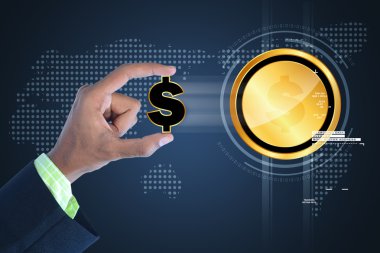 El gösteren dolar işareti