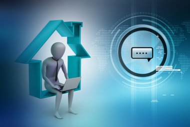 Ev konseptinde çalış