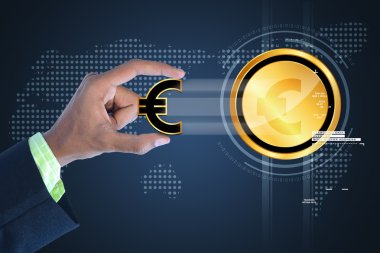 El gösteren euro simgesi