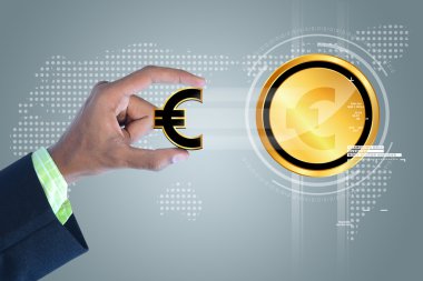 El gösteren euro simgesi