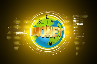 Küre üzerinde para kelime