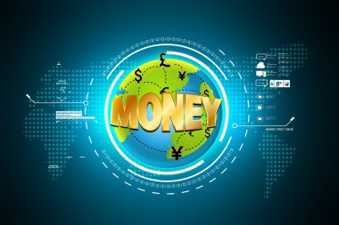 Küre üzerinde para kelime