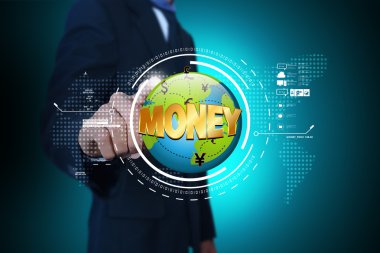 Küre üzerinde basarak el