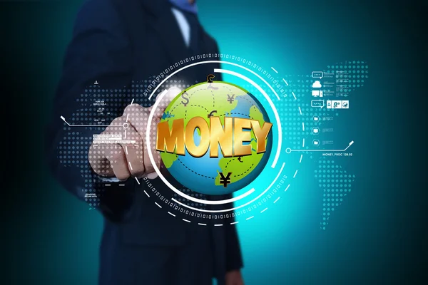 Küre üzerinde basarak el