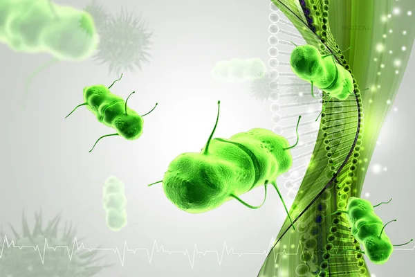 Bacteria cells background — Stock Photo, Image