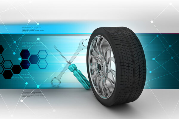 Tires replacement concept