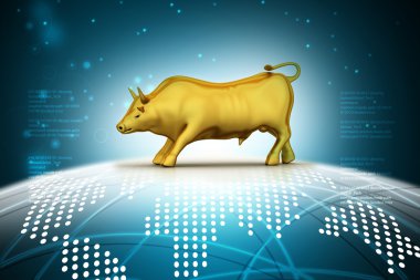 boğa ile Dünya Haritası