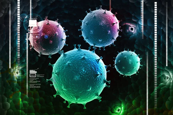 Hintergrund Bakterienzellen — Stockfoto