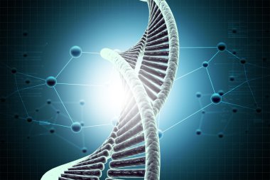 Bükülmüş krom Dna zinciri