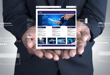 İşadamı holding web sayfası