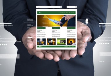 İşadamı holding web sayfası