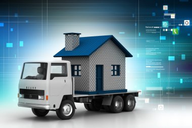 şirketten kamyon araba