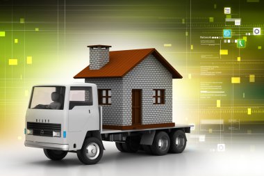 şirketten kamyon araba