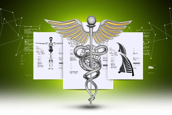 Medicinsk symbol design — Stockfoto