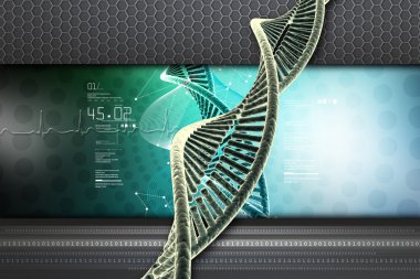 Bükülmüş krom Dna zinciri