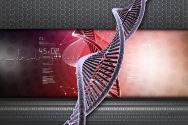 Bükülmüş krom Dna zinciri