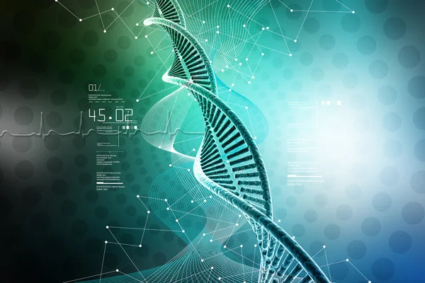 Bükülmüş krom Dna zinciri