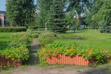 12 Ağustos 2013: Tapınak ataerkil bileşik Ho parkta fotoğrafı
