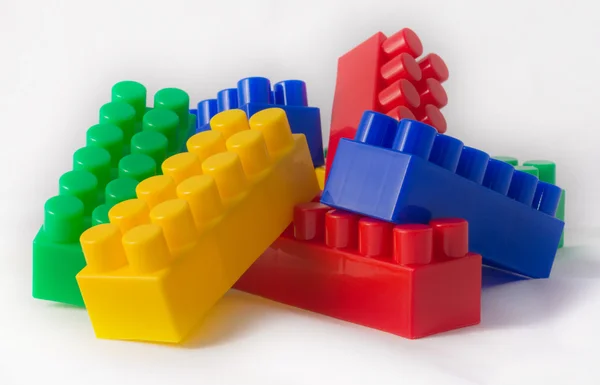 A bunch of multi-colored cubes Children's — Stock Photo, Image