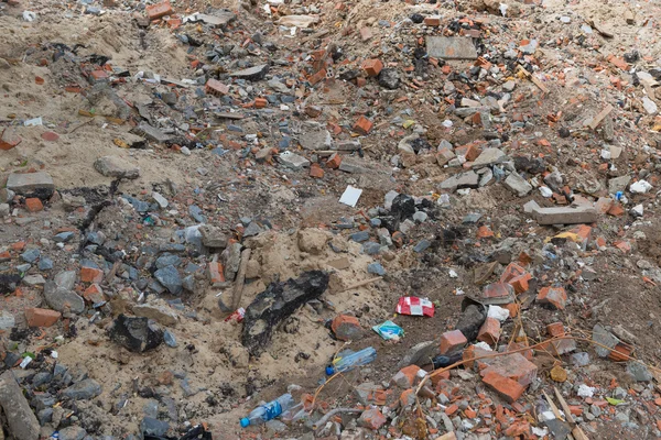 A pile of construction debris — Stock Photo, Image