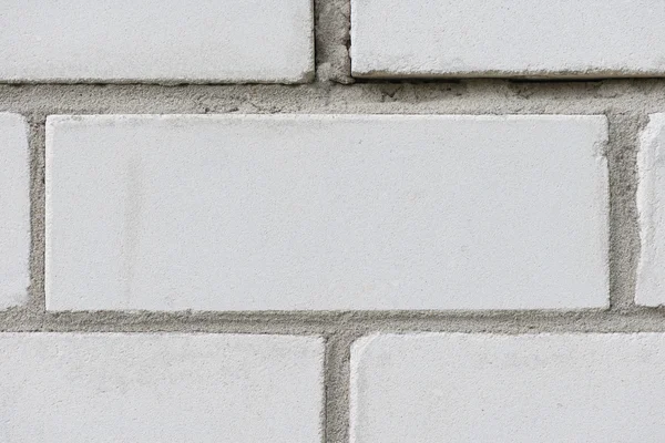 Alvenaria de tijolo branco areia-cal — Fotografia de Stock