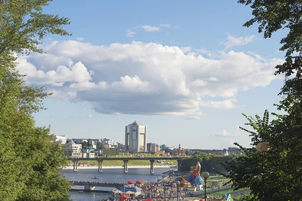 Vakantie in het centrum van de stad — Stockfoto